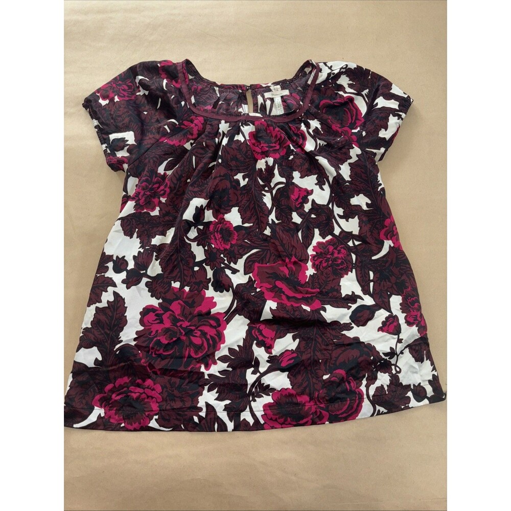 Women’s Old Navy Maternity Top Size Small With Pockets Pink Floral
